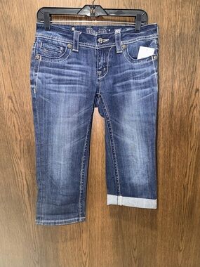 Miss Me Fluer Women’s Cropped Capri Pants Jeans Size 28